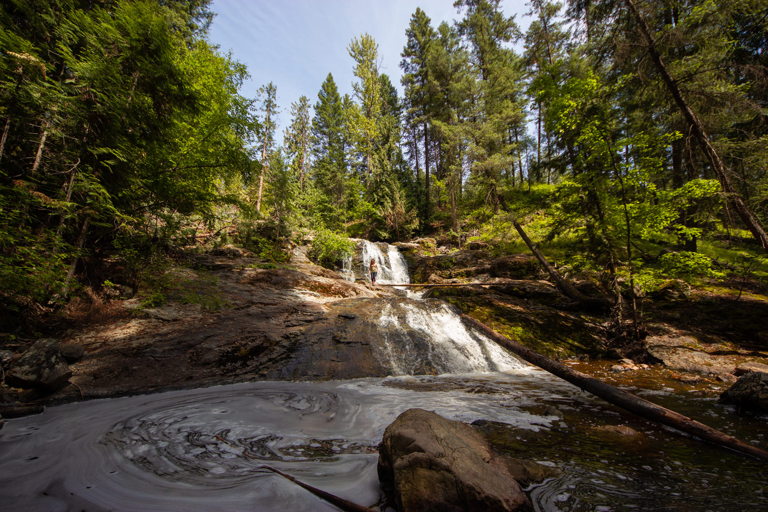 Mill Creek Regional Park In Kelowna Explore The Map   Mill Creek Regional Park Kelowna Waterfall 