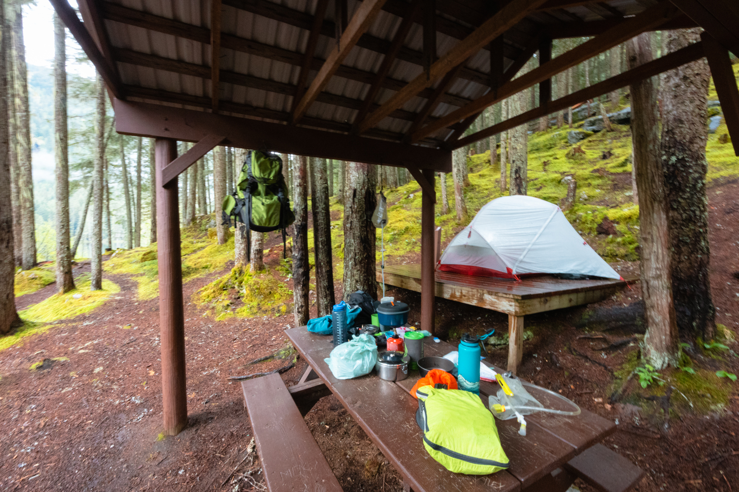 Camping raining outlet