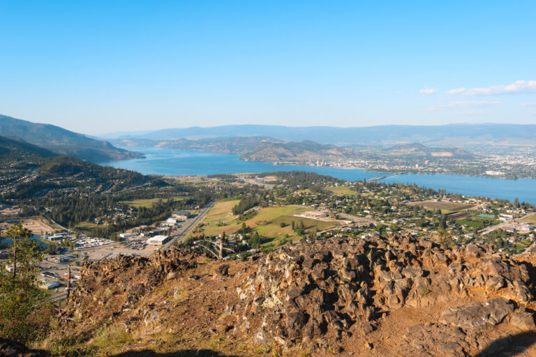 Eain Lamont Trail on Mt Boucherie in West Kelowna, BC