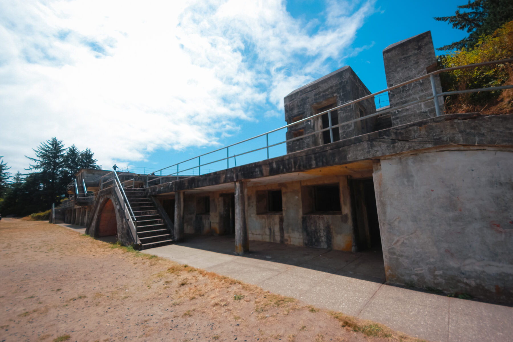 Battery Russell at Fort Stevens State Park in Oregon
