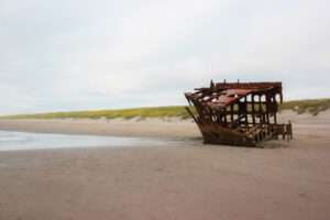 Peter Iredale Shipwreck in Fort Stevens State Park, Oregon