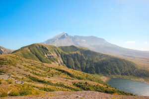 Windy Ridge Viewpoint at Mt St Helens in Washington