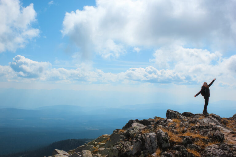 Peak Trail at Big White Ski Resort in Kelowna, BC