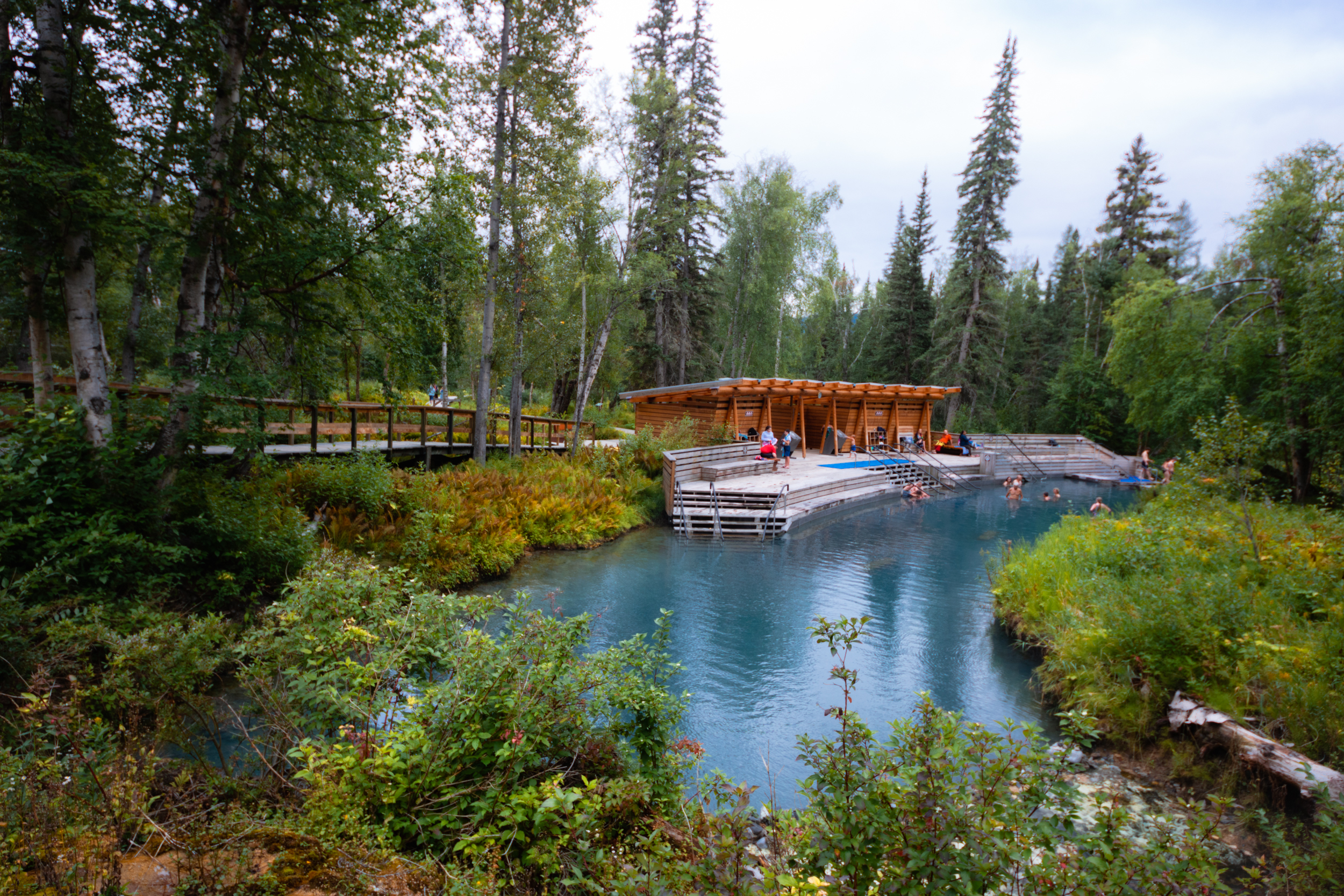 Liard River Hot Springs Provincial Park in Northern BC