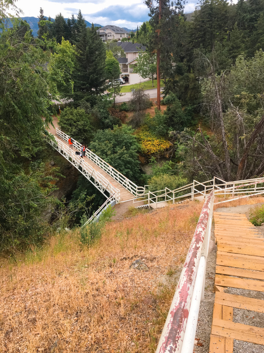 A bridge at Glen Xanyon Regional Park.
