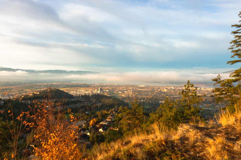 Dilworth Mountain Water Tower in Kelowna, BC