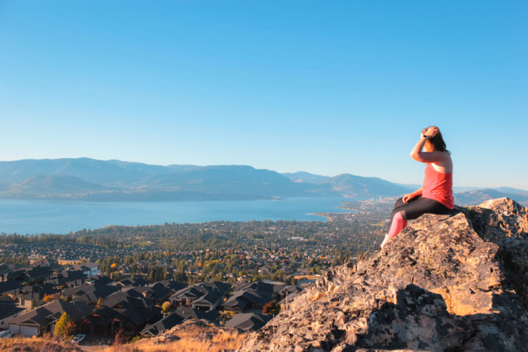 Kuipers Peak Mountain Park in Kelowna, BC