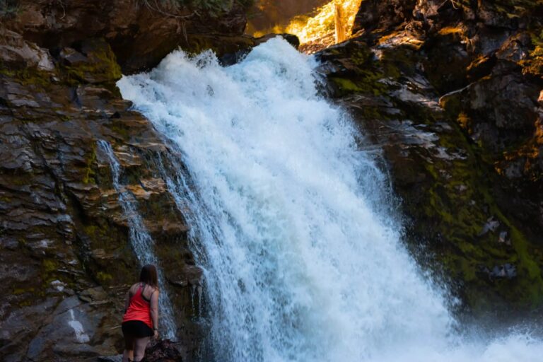 Chase Creek Falls in Chase, BC