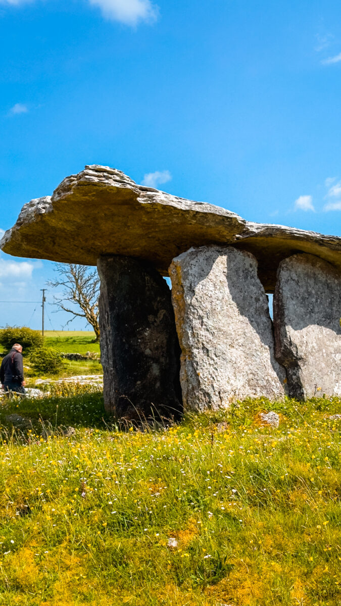 Close up of the portal tomb, Poulnabrone Dolmen