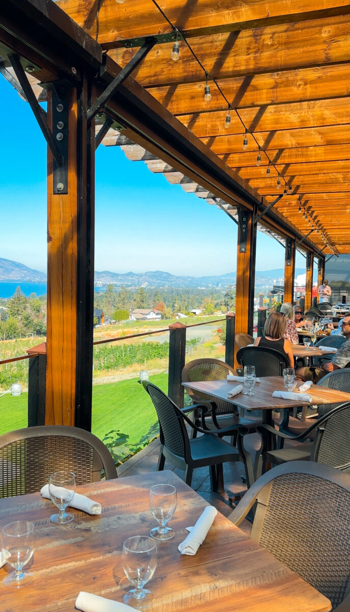 Patio view from Summerhill's restaurant.